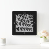 Brückenknoten und -bolzen quadratische wanduhr (Zuhause)