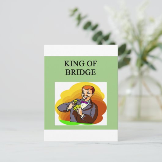 Brückenkönig Postkarte (Stehend Vorderseite)