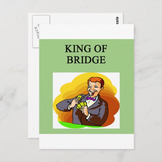 Brückenkönig Postkarte (Vorne/Hinten)