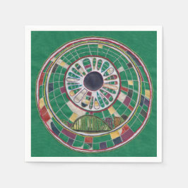 Brückenmuster Serviette