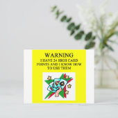 Brückenscherz Postkarte (Stehend Vorderseite)