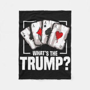 Brückenspieler Dame Kartenspiel Liebhaber Trumpf K Fleecedecke