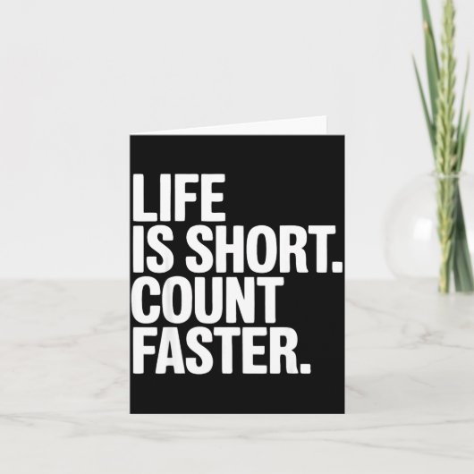 Brückenspieler Lustiger Contract Bridge  Karte (Vorderseite)