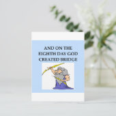 Brückenspielerwitz Postkarte (Stehend Vorderseite)