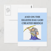 Brückenspielerwitz Postkarte (Vorne/Hinten)