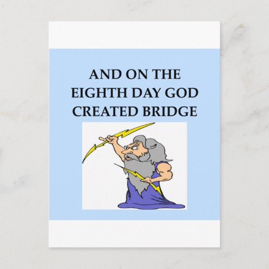 Brückenspielerwitz Postkarte (Vorderseite)