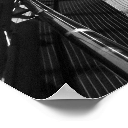 Brückenstruktur Poster (Ecke)