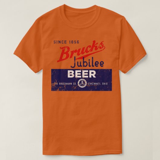 Brucks Jubilee Beer T-Shirt (Design vorne)