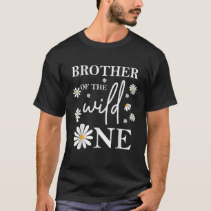 Bruder 1. Geburtstag Wild One Daisy Blume Party F T-Shirt