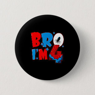 Bruder 4 Spiderman-Themenparty Junge Geburtstag 4 Button