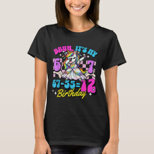 Bruder 67-5512 12. Geburtstag Dabbing Einhorn Mädc T-Shirt
