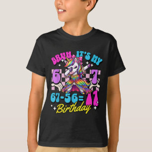 Bruder 67-56=11 11. Geburtstag Mädchen dabbing Ein T-Shirt
