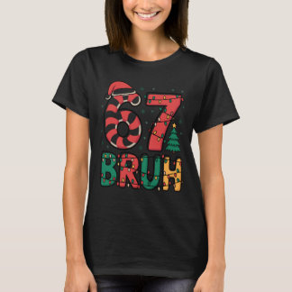 Bruder 67 Sechs Sieben 6 7 Meme Weihnachten Lustig T-Shirt