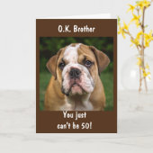 **BRUDER** AUF IHRER *50.* GEBURTSTAGSKARTE KARTE (Gelbe Blume)