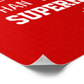 Bruder besser als Superhero Poster (Ecke)