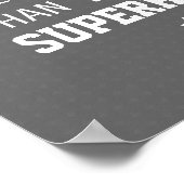 Bruder besser als Superhero Poster (Ecke)