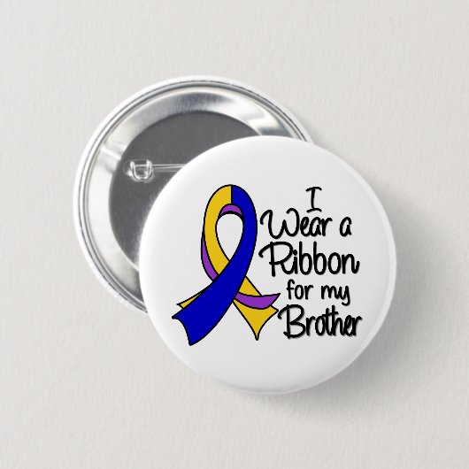 Bruder - Blasenkarzinom Button (Vorne & Hinten)