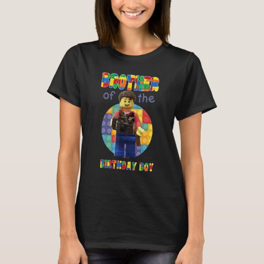 Bruder Brick Builder Blocks Meisterbauer T-Shirt (Vorderseite)