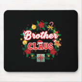 Bruder Claus Weihnachtsmann Laurel Wreath Mistle Mousepad (Vorne)