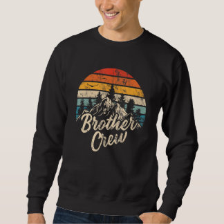 Bruder-Crew-Camping-Outdoor-Sonnenuntergang-Sommer Sweatshirt