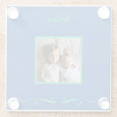 Brüder Custom Gerahmt Foto Glasuntersetzer (Rückseite)