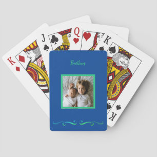 Brüder Custom Gerahmt Foto Spielkarten