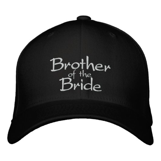 Bruder der bestickten Bride Bestickte Kappe (Vorderseite)