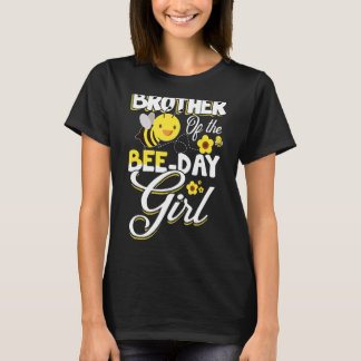 Bruder der Bienentag-Girl-Biene Geburtstagsparty B T-Shirt