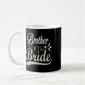 Bruder der Braut Bachelor Bridal Bachelorette Kaffeetasse (Links)