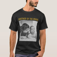 Bruder der Braut Benutzerdefiniertes Foto Vintage
