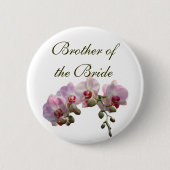 Bruder der Braut/Bräutigam Button (Vorderseite)