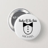 Bruder der Braut Button (Vorne & Hinten)