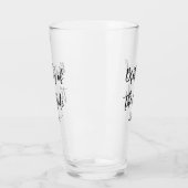 Bruder der Braut Hochzeit Schwarz-weißen Glass Cup Glas (Links)