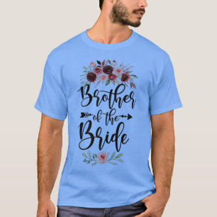 Bruder der Braut Hochzeitsdusche Feier Li T-Shirt