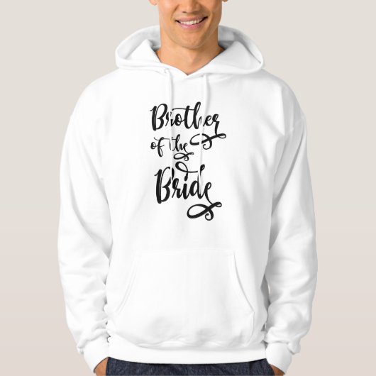 Bruder der Braut Hoodie (Vorderseite)