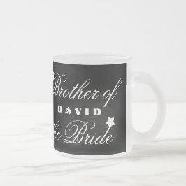Bruder der BRIDE mit Herz A01A7 Mattglastasse
