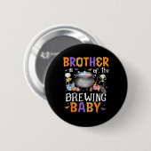 Bruder der Brüche von Halloween Männer Frauen Kind Button (Vorne & Hinten)