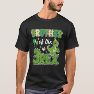Bruder der drei Rex Geburtstagsfamilie Dinosaur T-Shirt