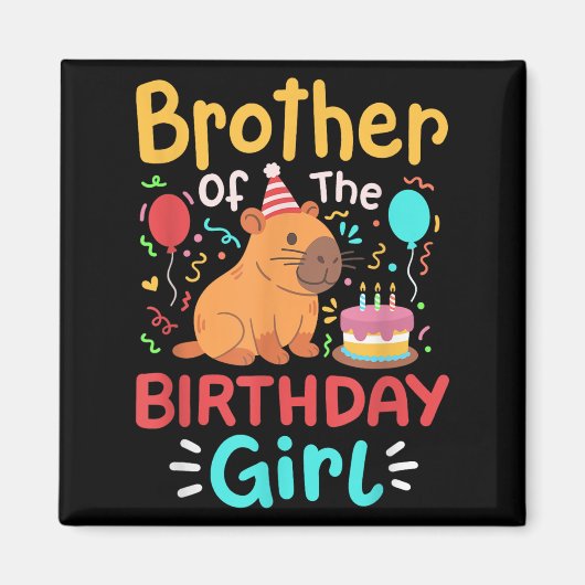 Bruder der Familie Capybara Magnet (Vorne)
