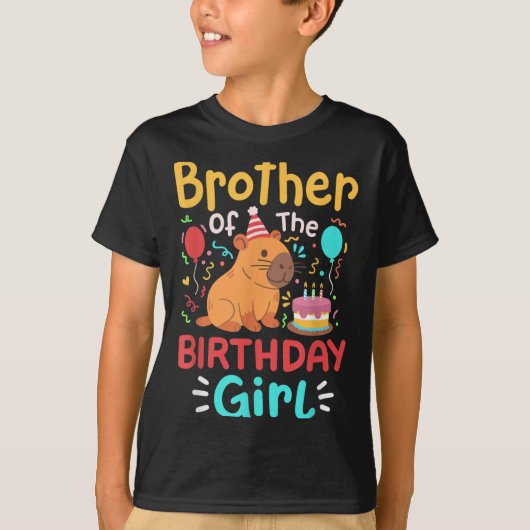 Bruder der Familie Capybara T-Shirt (Vorderseite)