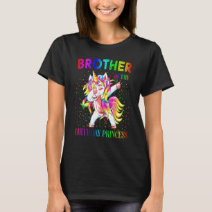 Bruder der GeburtstagPrinzessin Dabbing Unicorn G T-Shirt