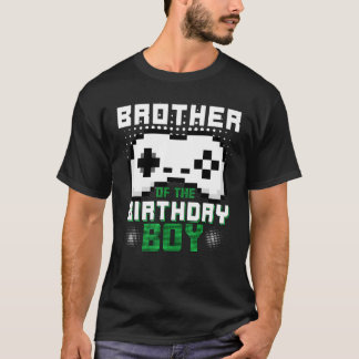 Bruder der Geburtstagsfamilie Matching Video T-Shirt