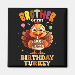 Bruder der Geburtstagsgans Familie 1. Geburtstag Magnet