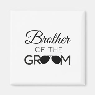 Bruder der Groom-Hochzeitspartei-Ehe Magnet