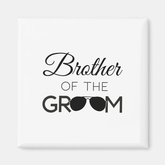 Bruder der Groom-Hochzeitspartei-Ehe Magnet (Vorne)