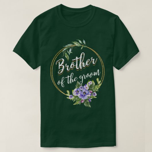 Bruder der Groom Wedding Bachelor Party Brothe T-Shirt (Design vorne)