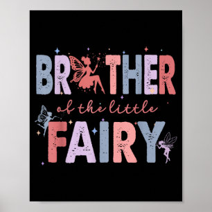 Bruder der kleinen Fee, die zum ersten Geburtstag Poster
