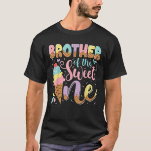 Bruder der süßen Eiscreme 1. Geburtstag Pa T-Shirt