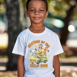 Bruder der Wilden Eine Safari zum Geburtstag T-Shirt