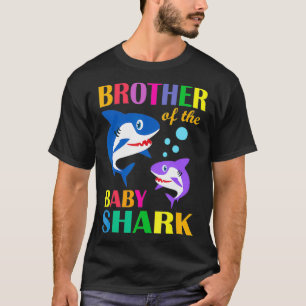 Bruder des Baby Birthday Shark Brother Shark C T-Shirt